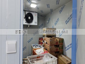 深圳龍華10立方的小型水果保鮮冷庫安裝案例